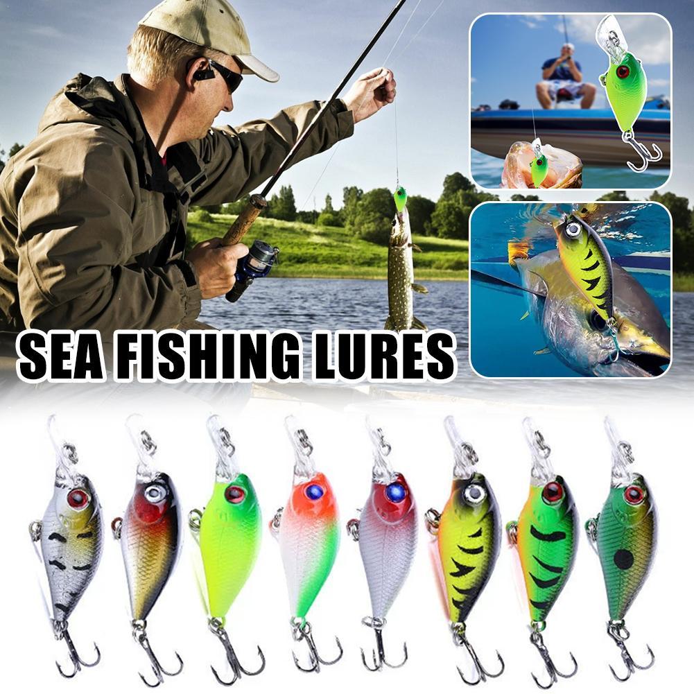 Fishing Hook Treble - 5cm Micro Crankbait Wobbles Jerkbait With