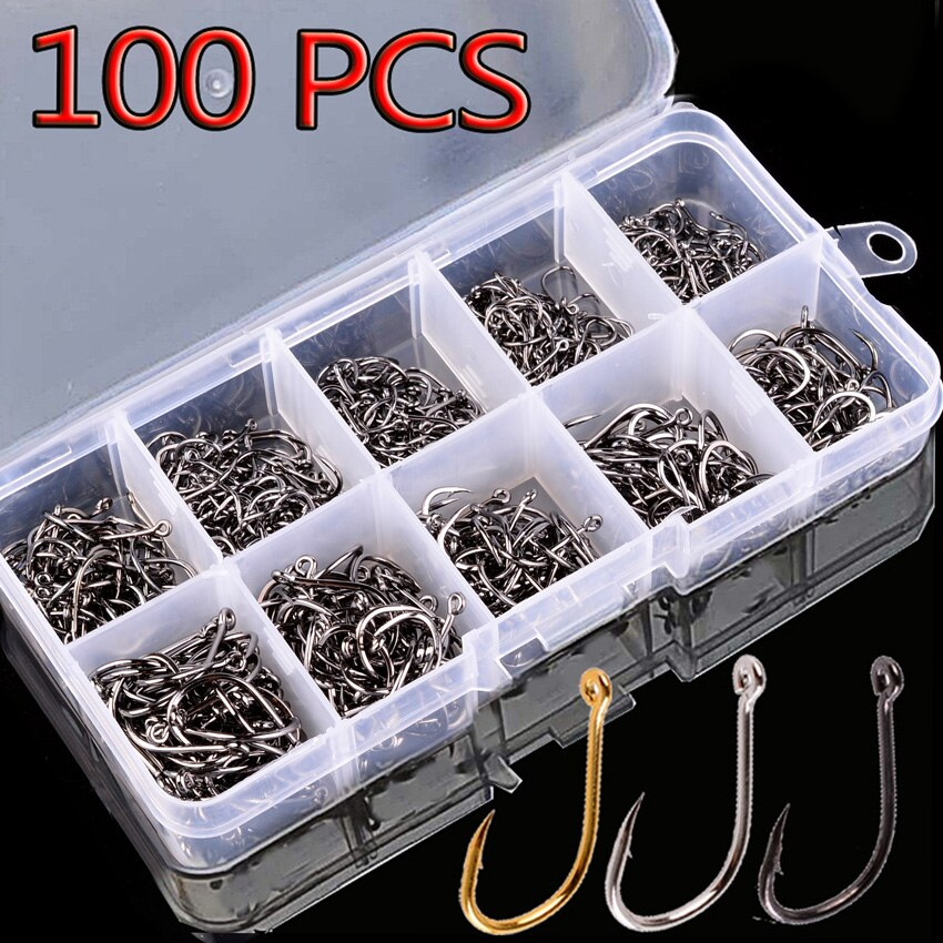 △ 100Pcs Fishing Hooks Set Car – обзор и цена Fishing Hook Circle