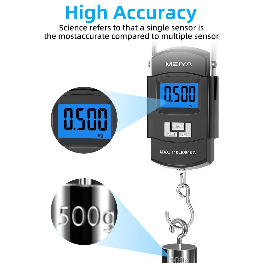 Digital Fishing Scale 110lb/50 – обзор и цена Fishing Hook Stainless Steel