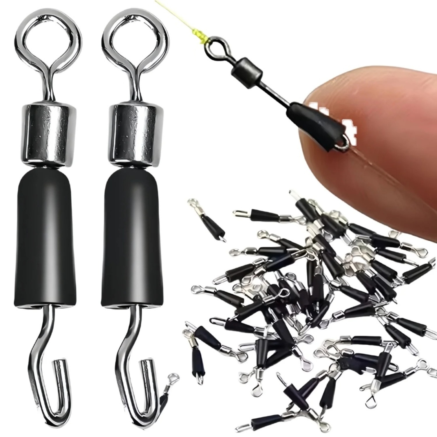 50pcs Carp Fishing Quick Chang – обзор и цена Fishing Hook Stainless Steel