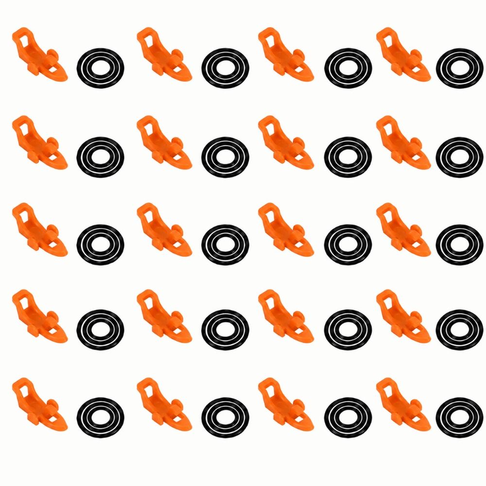20PCS with 3 Size Rubber Rings – обзор и цена Fishing Hook Size