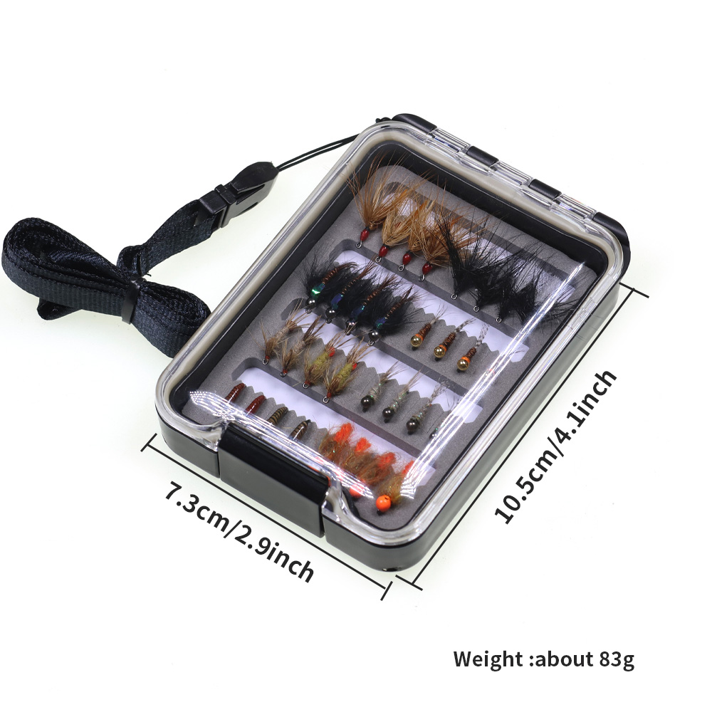 32PCS Nymph Flies Kit Trout Fi – обзор и цена Fishing Hook Barbless