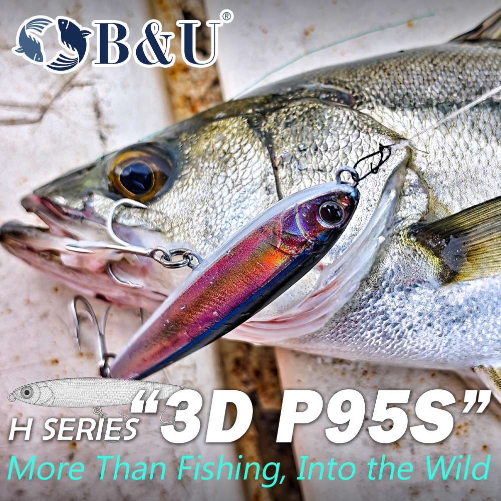 B&U Sinking Pencil Fishing Lur – обзор и цена Fishing Hook Treble