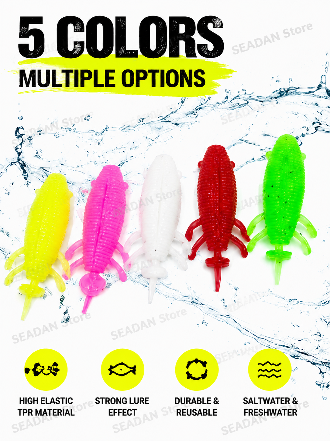 5pcs Floating Soft Frog Lure T – обзор и цена Fishing Hook Offset