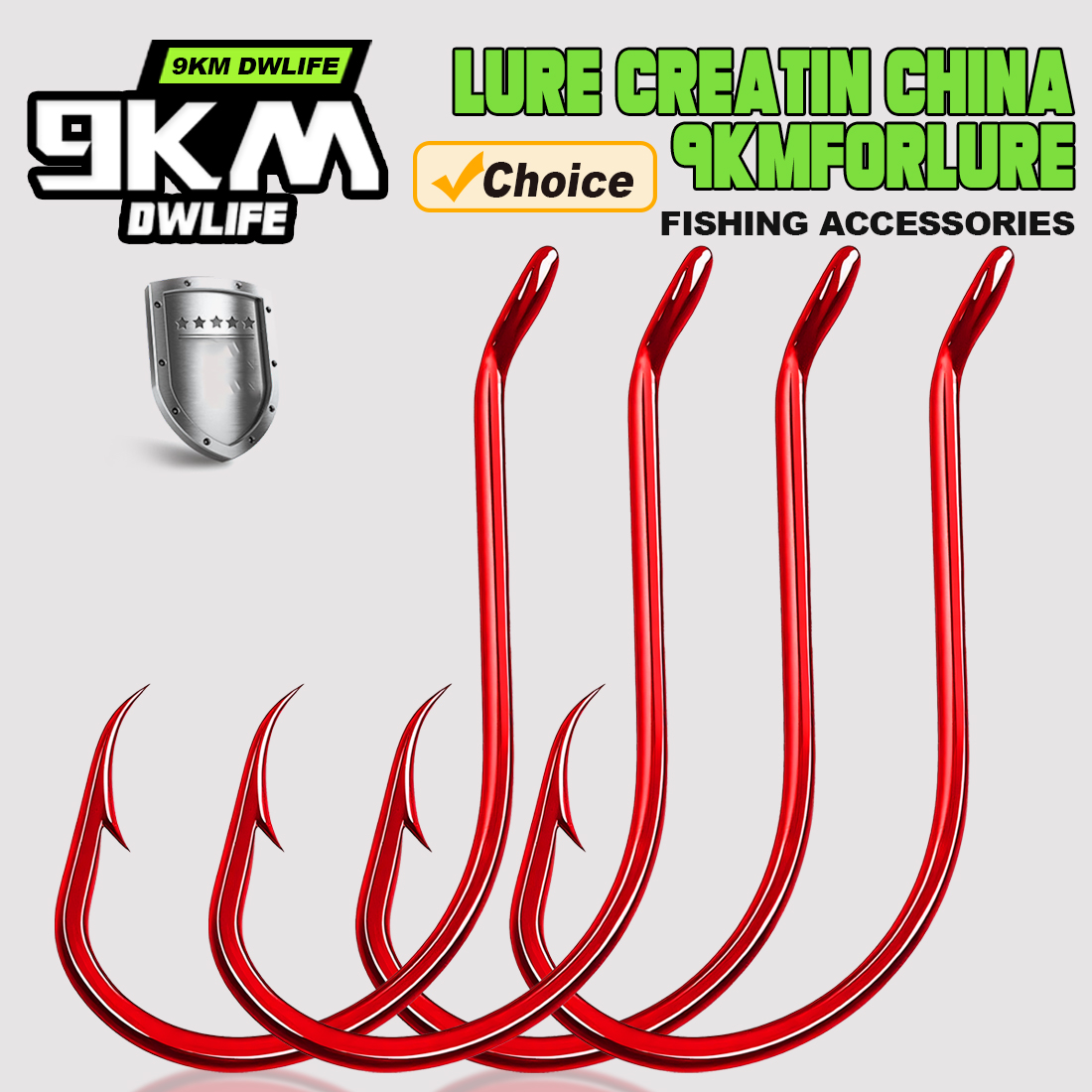 9KM 100Pcs Octopus Hook Red Ex – обзор и цена Fishing Hook Circle