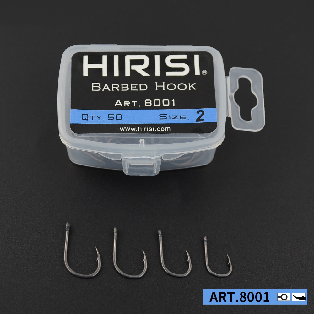 ABST  50Pcs Barbed Coated Carp – обзор и цена Fishing Hook