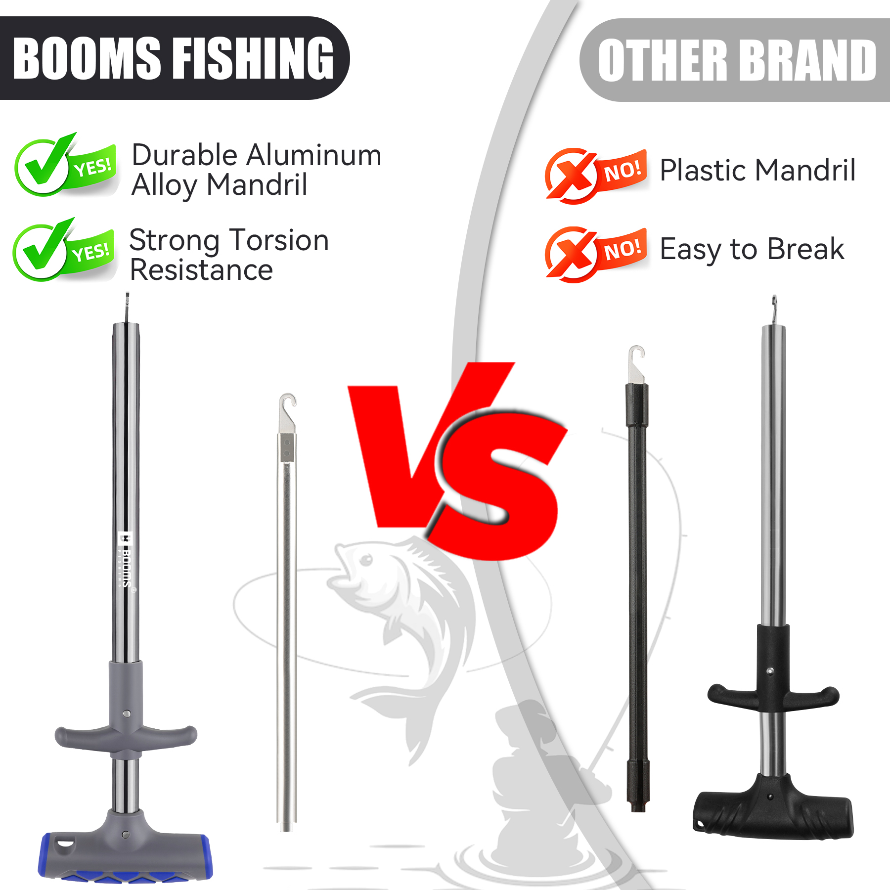 Booms Fishing XW20 Long Fish H – обзор и цена Fishing Hook Remover