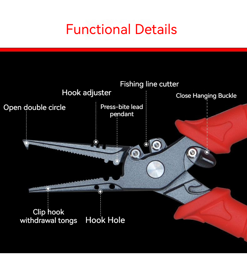 High-Precision Luya Pliers Mul – обзор и цена Fishing Hook Stainless Steel
