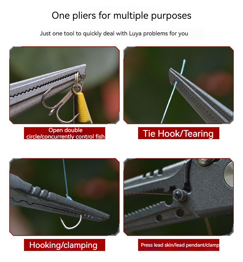 High-Precision Luya Pliers Mul – обзор и цена Fishing Hook Stainless Steel