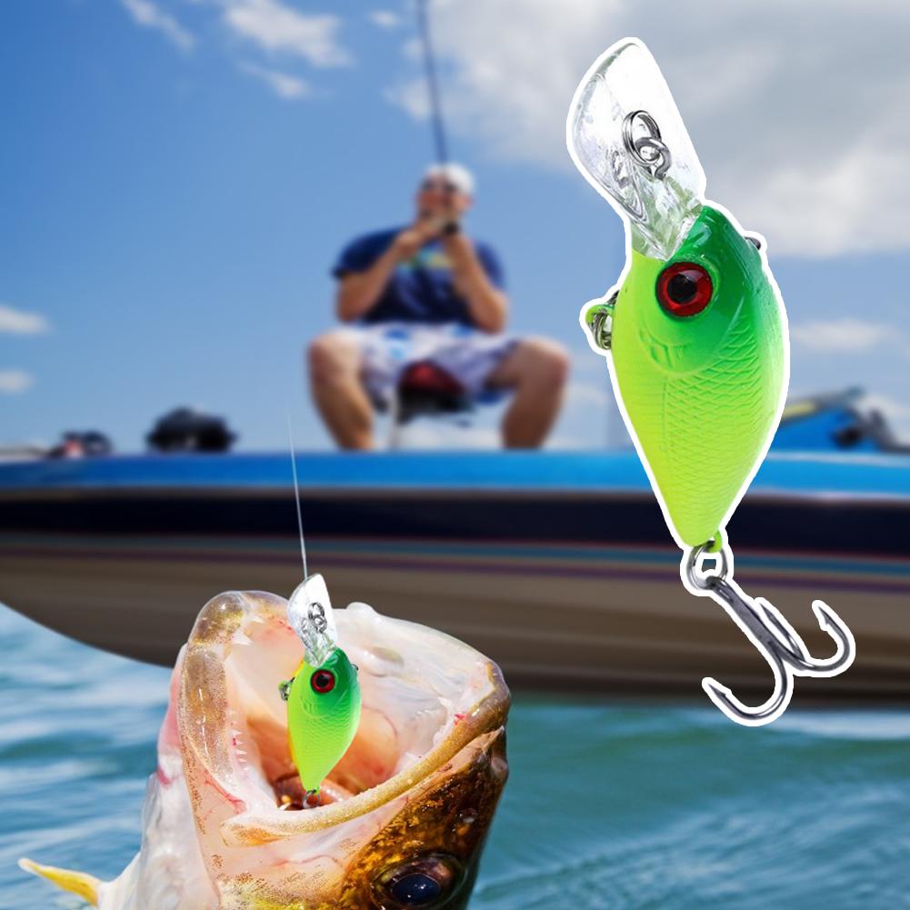 5cm Micro Crankbait Wobbles Je – обзор и цена Fishing Hook Treble