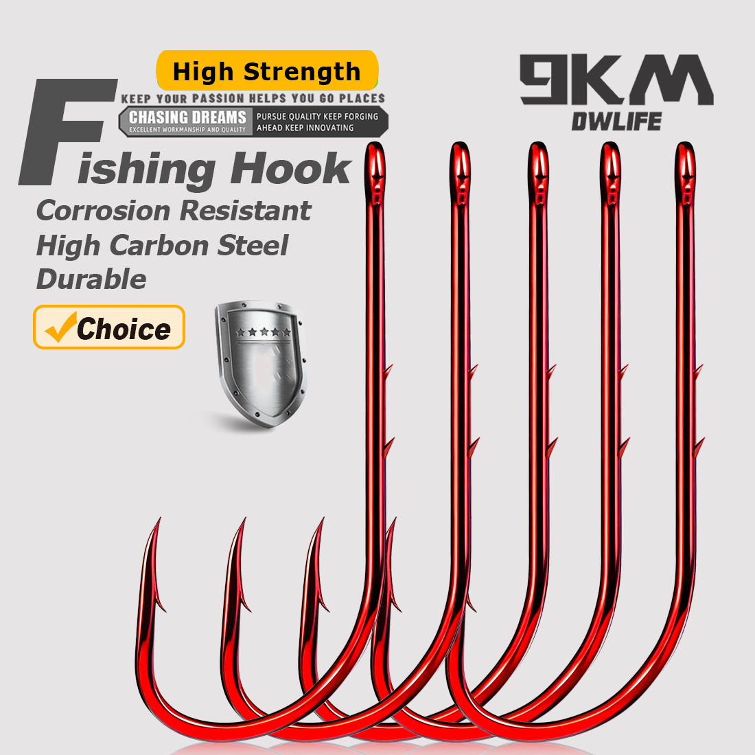 9KM Baitholder Fishing Hooks L – обзор и цена Fishing Hook Circle