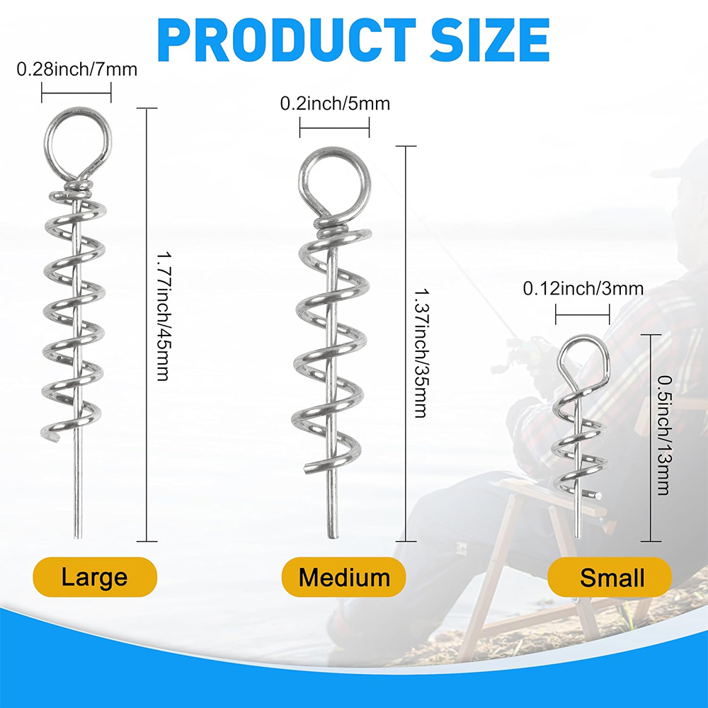 50Pcs Spring Twist Lock Fishin – обзор и цена Fishing Hook Stainless Steel