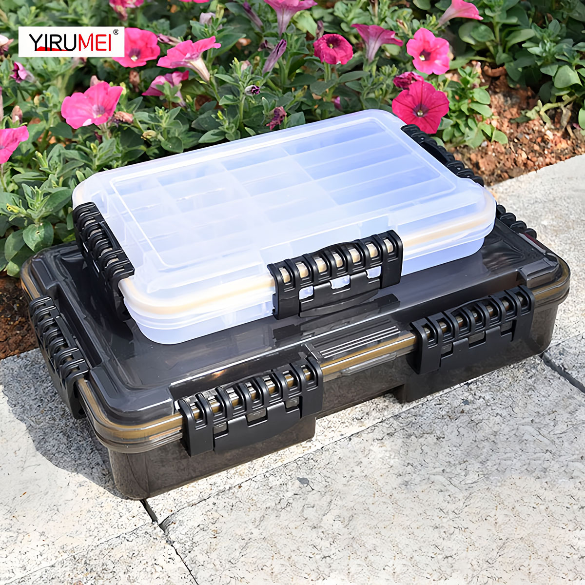 Waterproof Fishing Tackle Box  – обзор и цена Fishing Hook Size