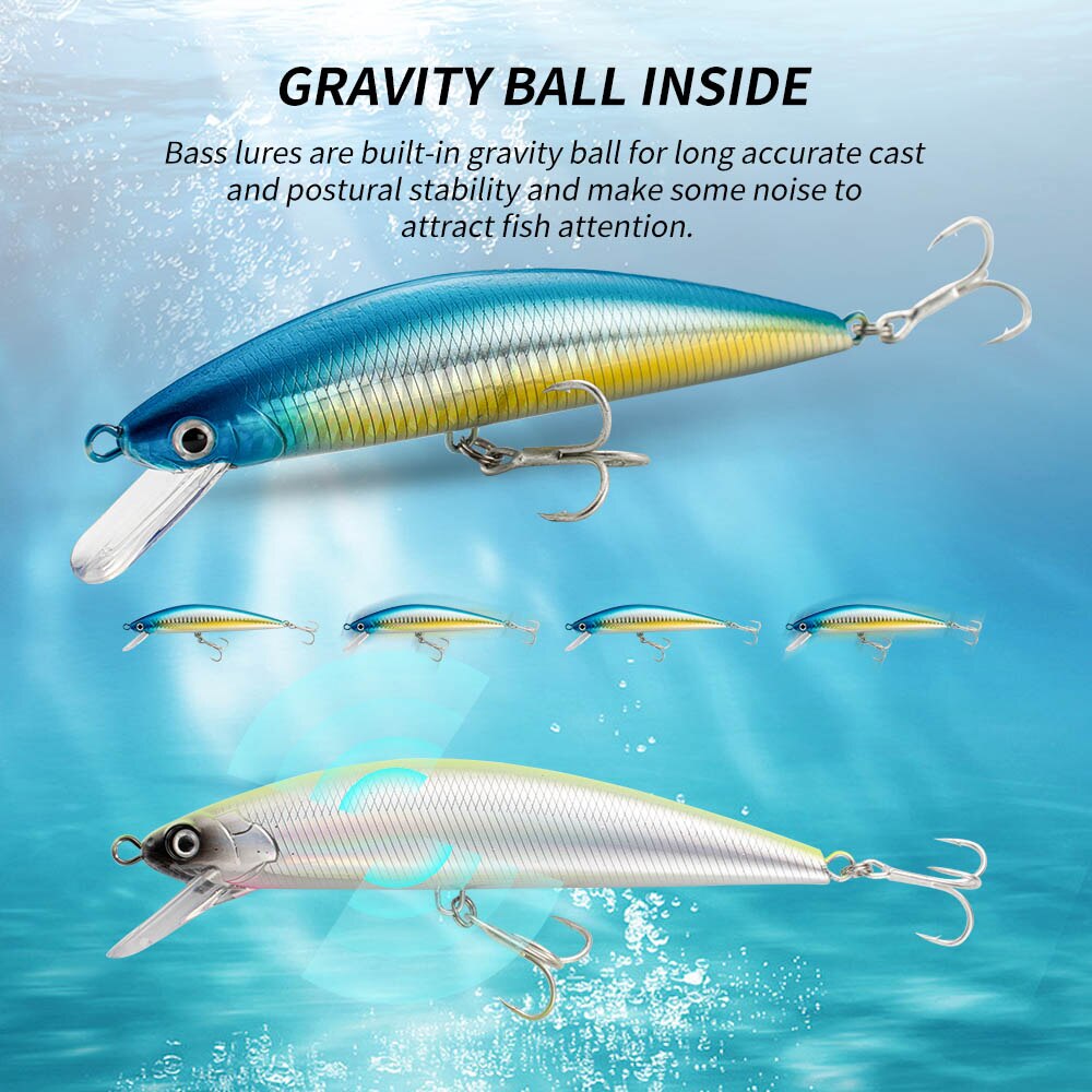 Fishing Lure Sinking Minnow 13 – обзор и цена Fishing Hook Treble