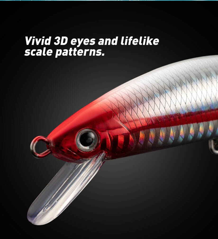 Fishing Lure Sinking Minnow 13 – обзор и цена Fishing Hook Treble