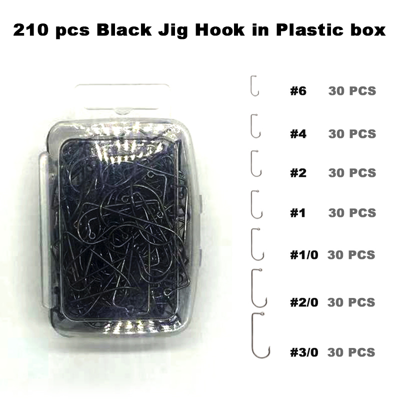 Adygil DIY Fishing 210 pcs Bla – обзор и цена Fishing Hook Jig