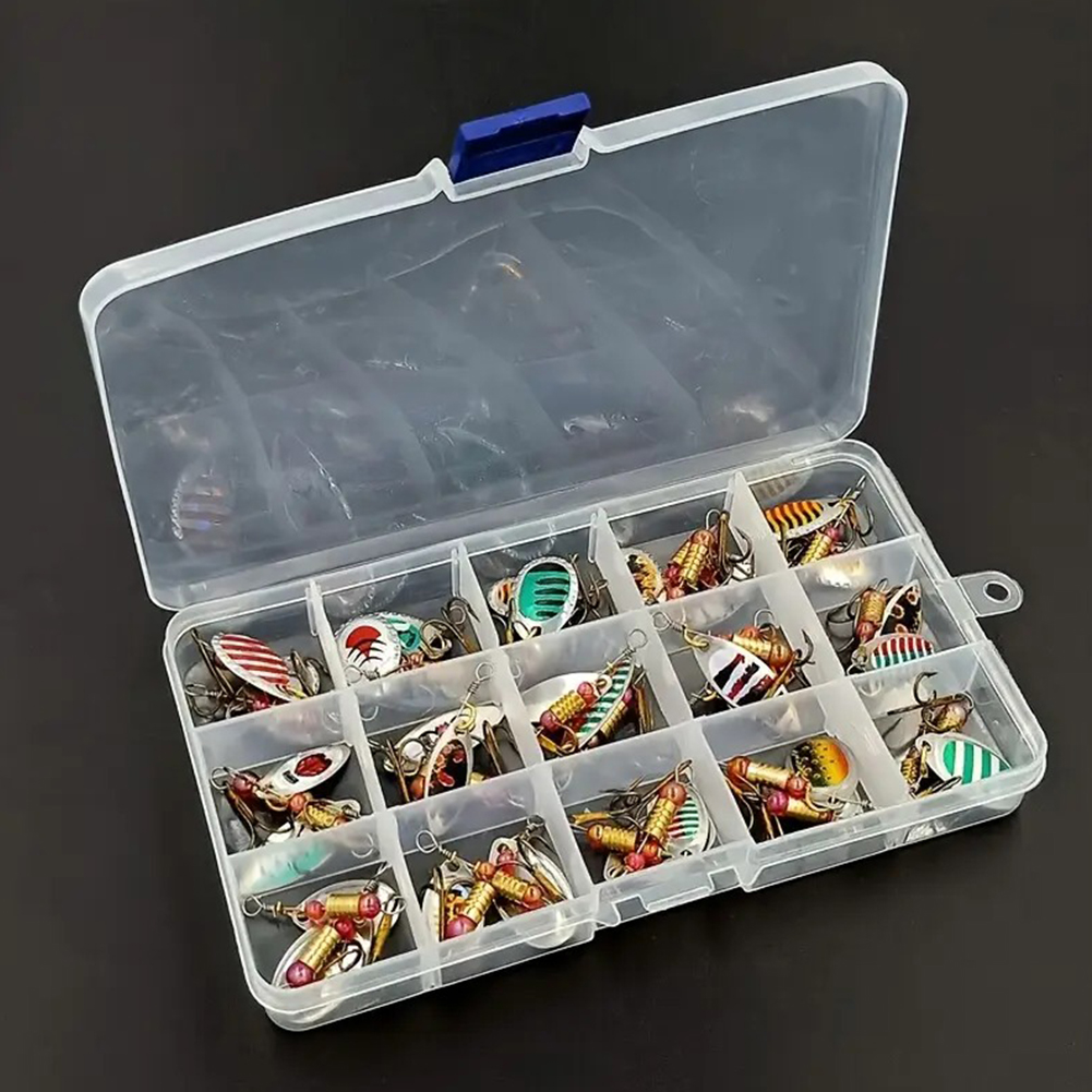 30pcs Metal Spoon Spinner Fish – обзор и цена Fishing Hook Treble