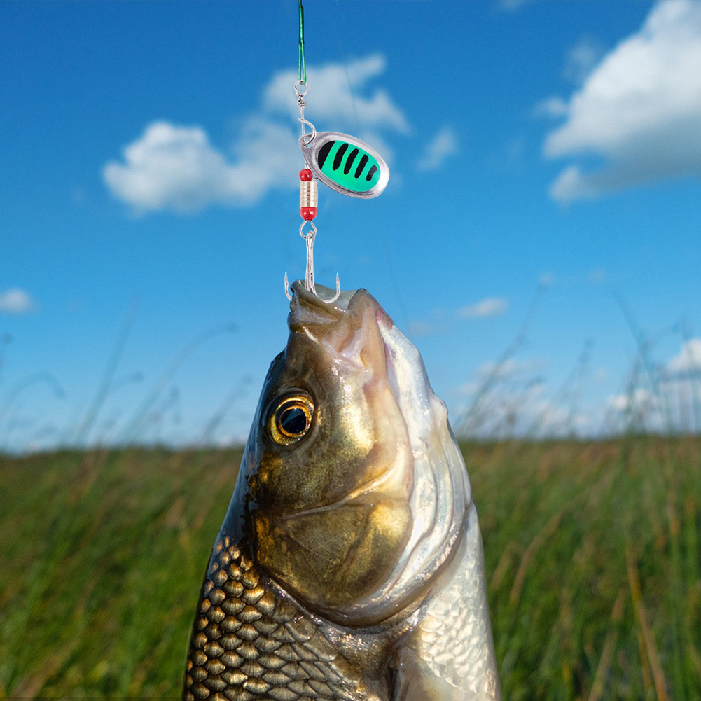 30pcs Metal Spoon Spinner Fish – обзор и цена Fishing Hook Treble